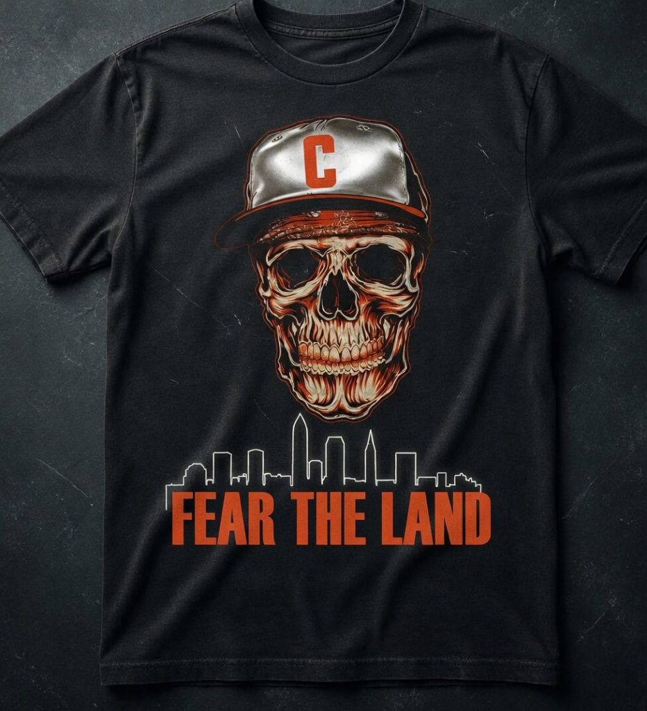 Fear The Land Skull T-Shirt by Gear2Go
